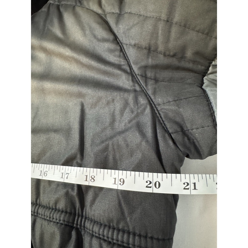 Vintage 80s Members Only Puffer Jacket Unisex Size Medium Down Gray Bomber Ski - Picture 9 of 13